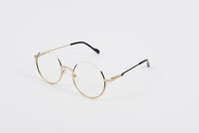 Load image into Gallery viewer, Round gold prescription glasses frame 
