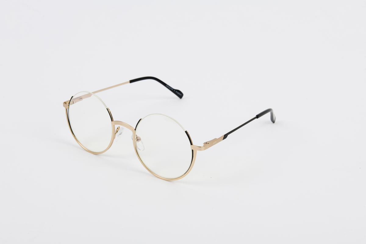 Round gold hotsell rim glasses