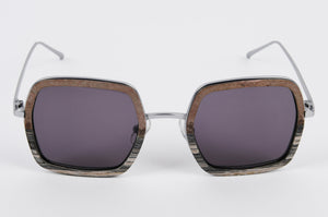 eco -friendly wooden prescription sunglasses frame